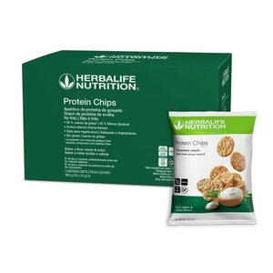 Herbalife Протеїнові Чіпси зі смаком Сметани та Цибулі 10 шт